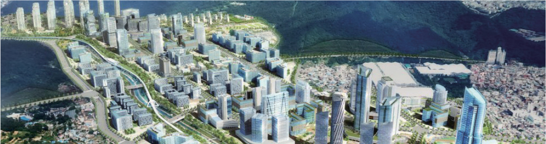 센텀2지구 도시첨단산업단지 조감도